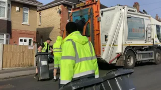 General Waste bin men emptying bins in Bournemouth (18/05/2023)