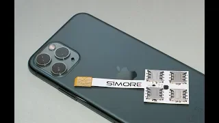 Multi Dual SIM for iPhone 11 Pro -  4 SIM adapter SIMore Speed X-Four 11 Pro