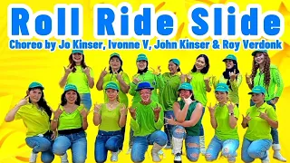 ROLL RIDE SLIDE |Line Dance | Choreo by ROY, JOHN, JO & IVONNE | Demo by BINA PRATAMA LD