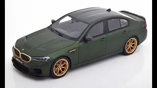 Modelissimo: GT-Spirit BMW M5 F90 CS mattgreen metallich 1/18