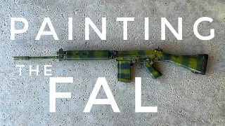 How I paint my FAL: Rhodesian Themed FAL