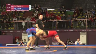 1/8 GR - 67 kg: G. SHOTADZE (GEO) v. K. ASLANYAN (ARM)