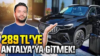 Togg ile 289 TL‘ye Antalya’ya gitmek!