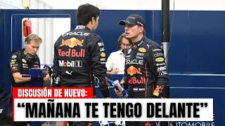 ÚLTIMA HORA: INSULTOS muy FUERTES de Max Verstappen a Checo Pérez