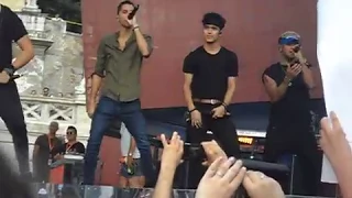 Riki feat. CNCO - Dolor De Cabeza - Prove "Wind Summer Festival 2018" a Roma (video 1)