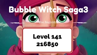 Bubble Witch 3 Level 141 216850 points No Boosters