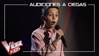 José Carlos López canta 'Hoy tengo ganas de ti' | Audiciones a ciegas | La Voz Kids Antena 3 2021