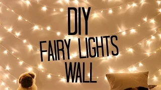 DIY Fairy Light Wall! | sophdoesnails