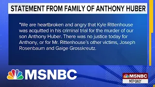 Family Of Anthony Huber 'Heartbroken And Angry' With Rittenhouse Verdict