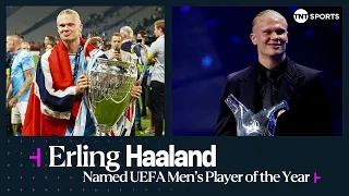 "I Like When Pep Shouts At Me!" 🤣 Man City Star Erling Haaland Named UEFA Men's Player of the Year 🏆