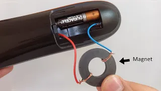 Insert a Magnet on TV Remote Control and you will be surprised || No Battery