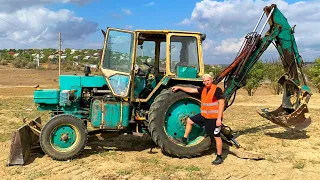 Der Traktor ist kaputt, der Tank ist leer