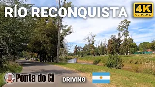 BORDEANDO el RÍO RECONQUISTA #driving TOUR 4K UHD 2024 COSTA desde MORENO a MERLO - AMBA - ARGENTINA