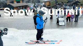 Skiing SNOW SUMMIT at Big Bear After It SNOWED