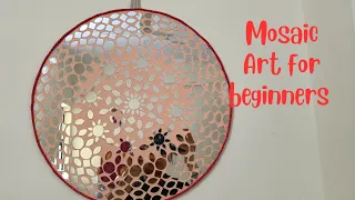 Mosaic Art for beginners| How to make mosaic Art for beginners step by step guide #mosaic #mosaicart
