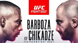 UFC Fight Night Vegas 35: Barboze vs Chikadze - LIVE STREAM