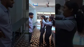 Girls kiss girl prank boys 🤣 College game students #games #kiss #students #kerala