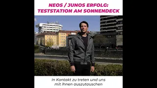 NEOS/JUNOS Erfolg in Innsbruck - Teststation am Sonnendeck