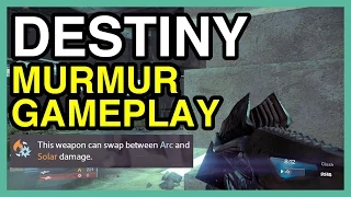 Murmur Gameplay - DESTINY Dark Below Fusion Rifle | WikiGameGuides