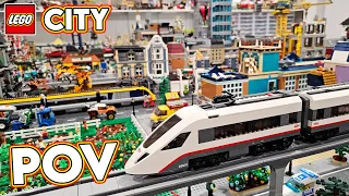 LEGO City TRAIN POV & Overview! June 2023