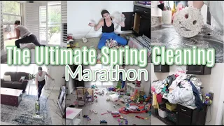 The Ultimate Spring Cleaning Marathon! The Most I've Ever Cleaned! Deep Cleaning & Good Times!