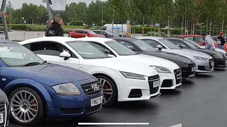 Audi TT Friends brave the weather on a wet bank holiday Sunday