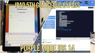 iPad 5 A1822 iCloud Unlock (Using Purple Mode) DCSD Cable A8-A11 CPU Support iOS 15/16 (Low Chance)