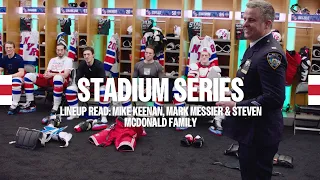 Stadium Series Lineup Read: Mike Keenan, Mark Messier and Steven McDonald Family