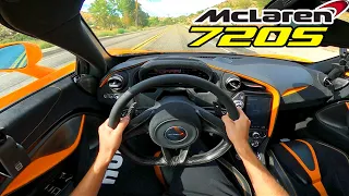 Driving the MCLAREN 720S FAST in the Canyons - POV DRIVE!