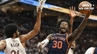 Recapping the Knicks 101-97 game 1 win over the Cleveland Cavaliers | New York Post Sports