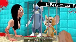 HOW SCARY TOM and JERRY ESCAPED FROM MOMO's CAGE in MINECRAFT ! Real Tom and Jerry - GAMEPLAY Movie