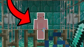 Minecraft: If Saving Axolotl from Monument was a Choice #shorts