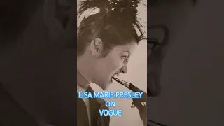 Lisa Marie Presley On The Cover Of Vogue #elvis #graceland #lisamarie #elvispresley