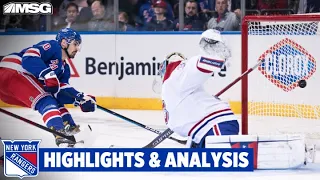 Kreider, Kakko and Gauthier Score in Rangers 3-2 Win Over Canadiens | New York Rangers