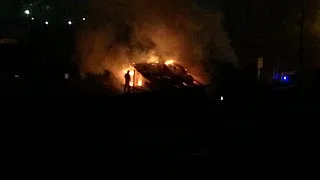 Пожар на Байкальской, 24 в Чите