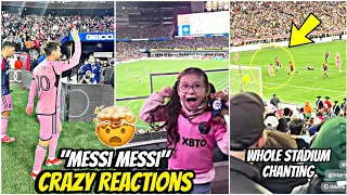 🤯Unbelievable! 65k Fans Chanting Messi's Name in Whole Stadium | Inter Miami Game Highlights