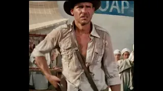 The Most Hilarious Death Scene In Raiders of the Lost Ark (1981), Shooting the swordsman in Cairo