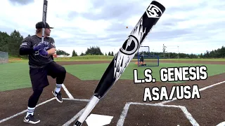 Hitting with the Louisville Slugger GENESIS ASA/USA | Slowpitch Softball Bat Review