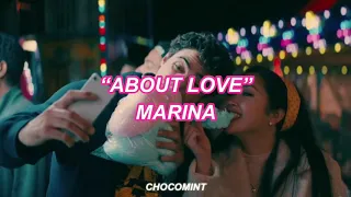 ★和訳★About love - MARINA