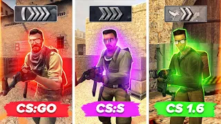 СЫГРАЛИ В CS:GO, CS:S И CS 1.6 ПРОТИВ 20 СИЛЬВЕРОВ!