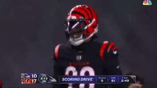 Tyler Huntley 41 Yard Touchdown Pass to Demarcus Robinson | Ravens vs Bengals | 2023 Wild Card