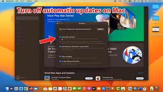 How to turn off automatic updates MacBook air / pro