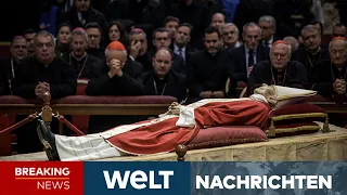 TRAUERFEIER AUF DEM PETERSPLATZ: Papst Benedikt XVI. wird beigesetzt | WELT Sondersendung