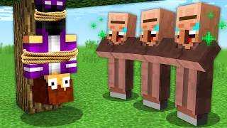 ПОЧЕМУ ВСЕ ЖИТЕЛИ ИЗДЕВАЮТСЯ НАДО МНОЙ В МАЙНКРАФТ 100% троллинг ловушка minecraft