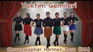 Yaktim Gemileri Line Dance#choreo Herman Baso (INA) | Demo Sanggar Rinna Dance