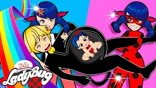 Miraculous Ladybug - Cat Noir gets pregnant! -  Funny Cartoon Episodes