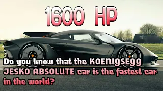 Koenigsegg Jesko Absolut: Ultimate Hypercar in Action | Speed & Performance Review #luxury #supercar