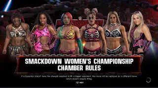 WWE 2K22 Universe Mode | Smackdown Women’s Championship Elimination Chamber