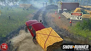 SnowRunner: NEW SEASON 10 DLC GAMEPLAY! Building the TRAIN STATION WAREHOUSE!