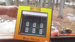 So i Bought a House! - Mail Call Unboxing - Rail King Green Row House with Brown Shutters - O Scale